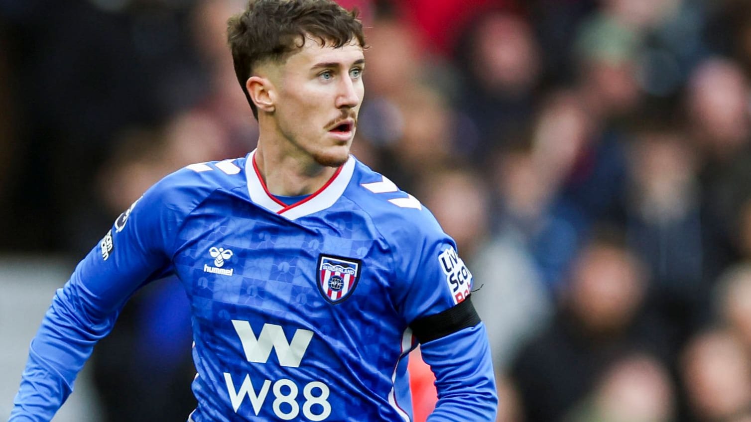 Trai Hume in the Sunderland jersey: He scored for his country.