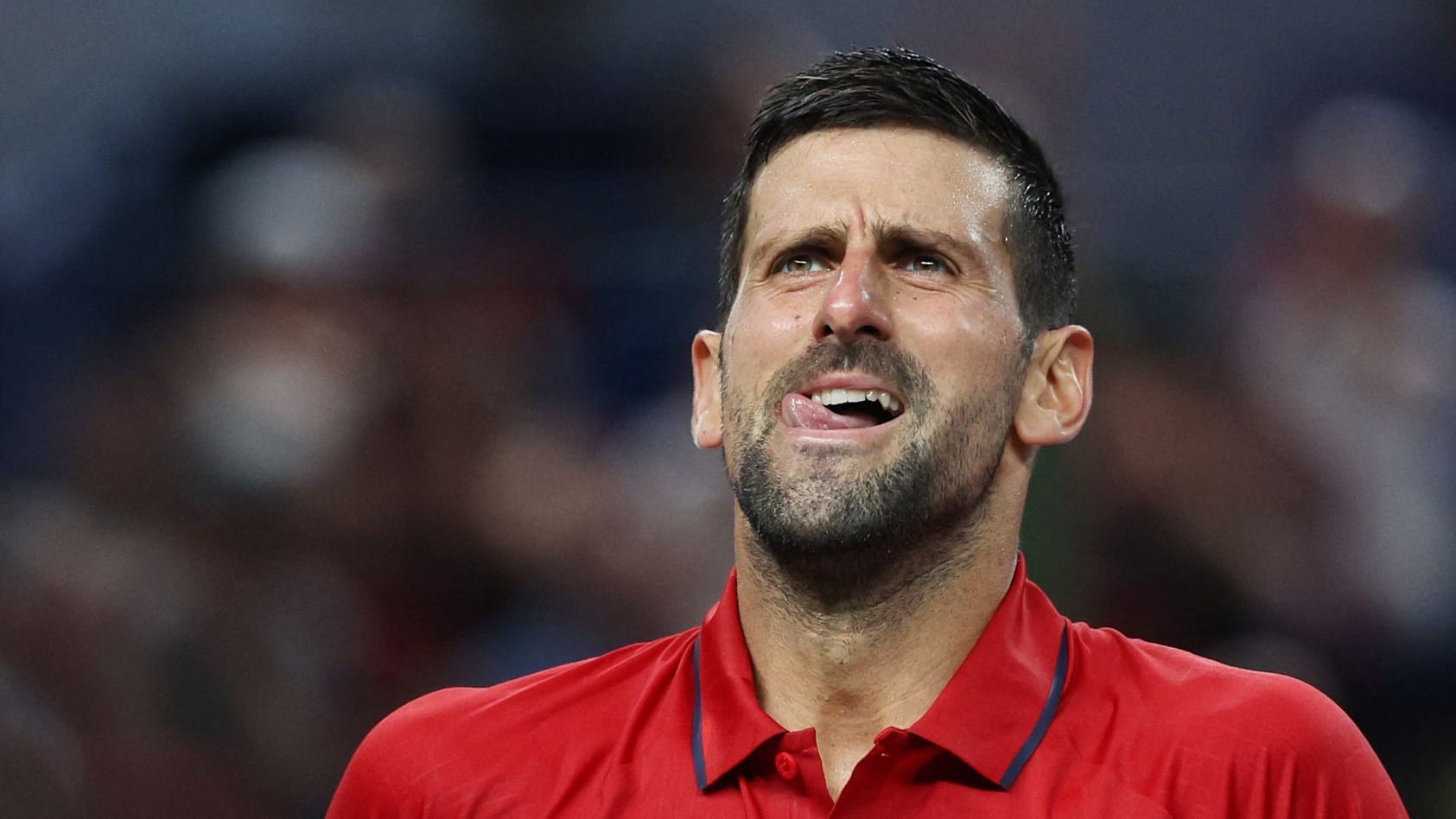 Novak Djokovic: He struggled with major physical problems.