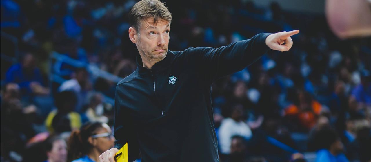 Olaf Lange in his role as assistant coach at the New York Liberty