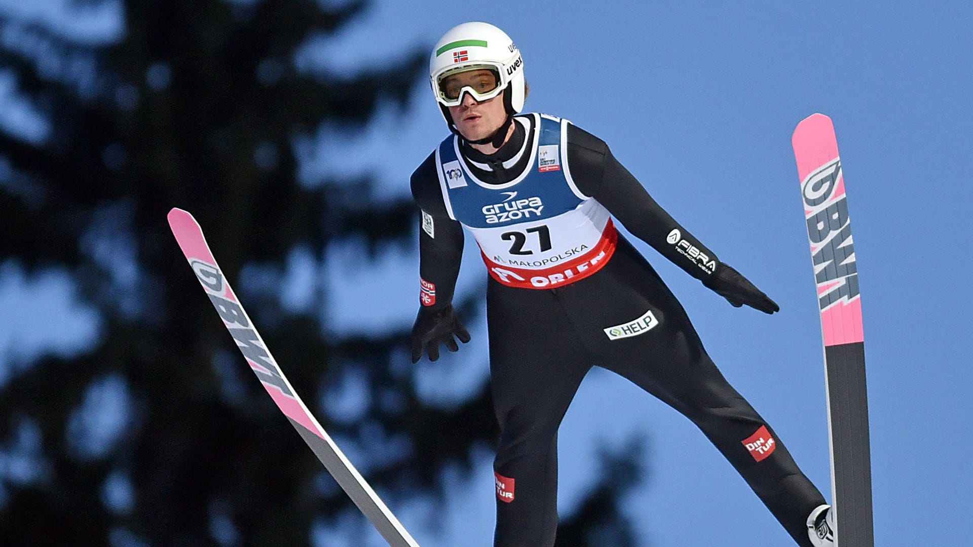 Daniel-André Tande: The Norwegian celebrated great success in ski jumping. Daniel-André Tande: The Norwegian celebrated great success in ski jumping.