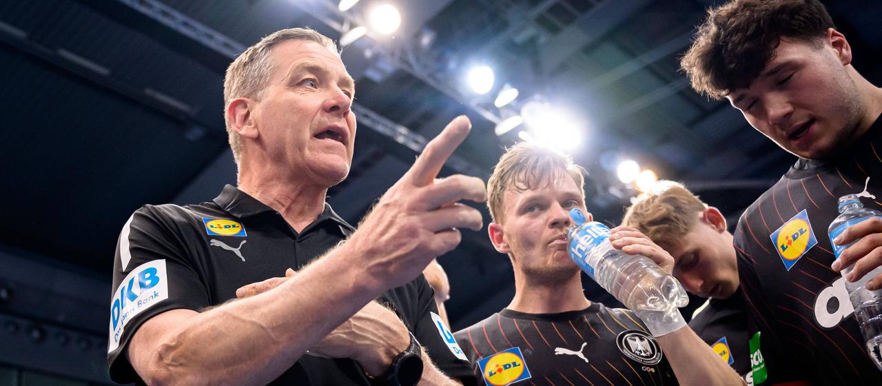Germany's national handball coach Alfred Gislason