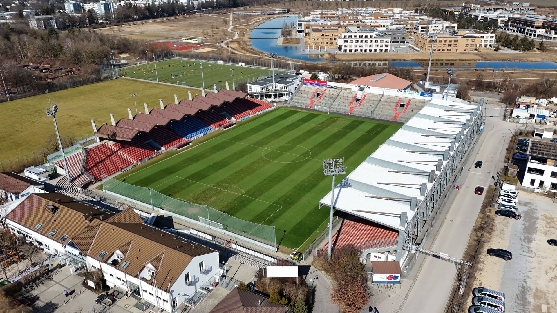The Sportpark Unterhaching: This stadium is worth several million to FC Bayern.