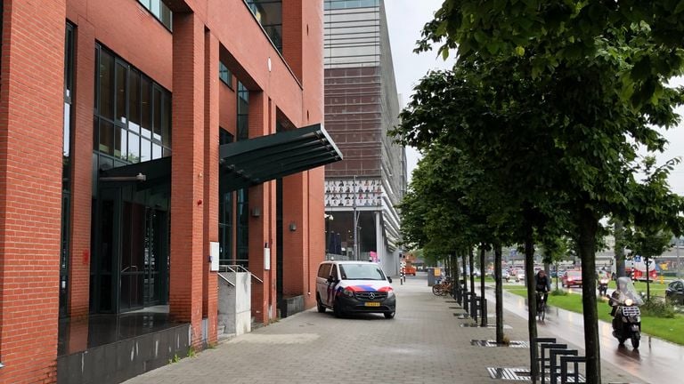 The entrance to the extra-secure hearing room in Rotterdam (photo: Willem-Jan Joachems)