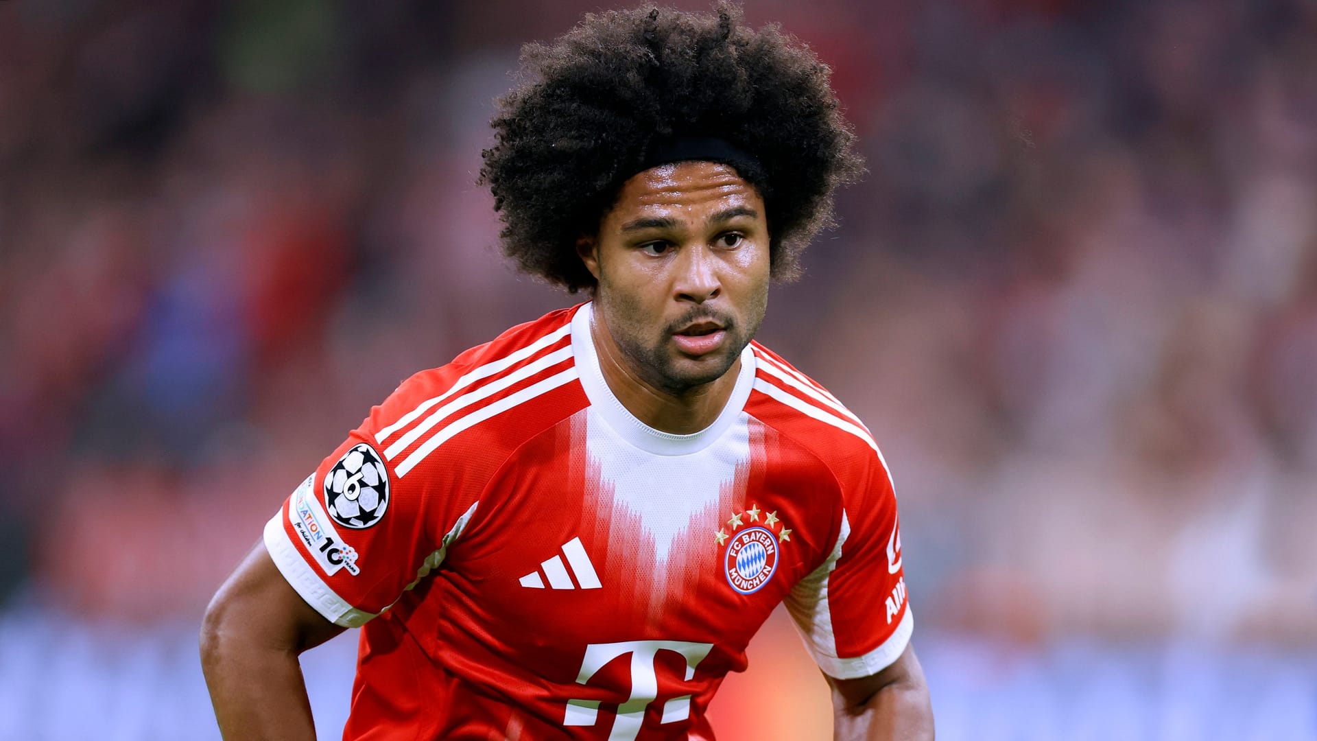 Serge Gnabry in Bayern's Champions League jersey: The attacker has been playing for the German record champions since 2017.