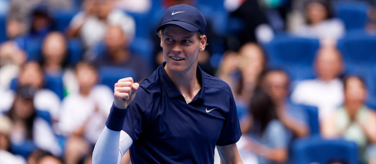 Won the ATP tournament in China: Jannik Sinner