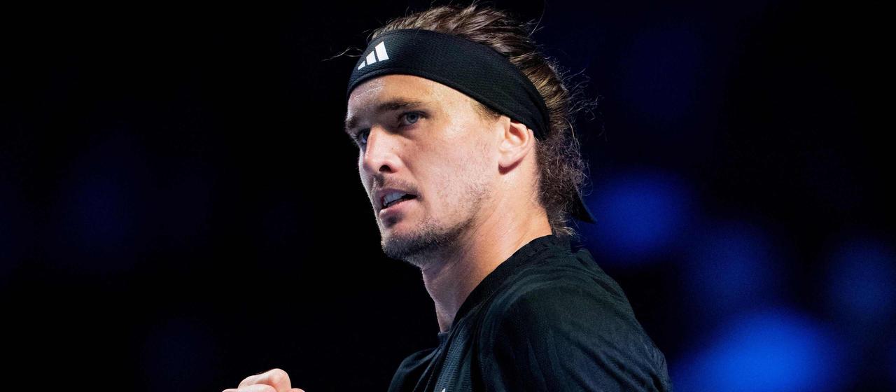 Clenches his fist: Alexander Zverev