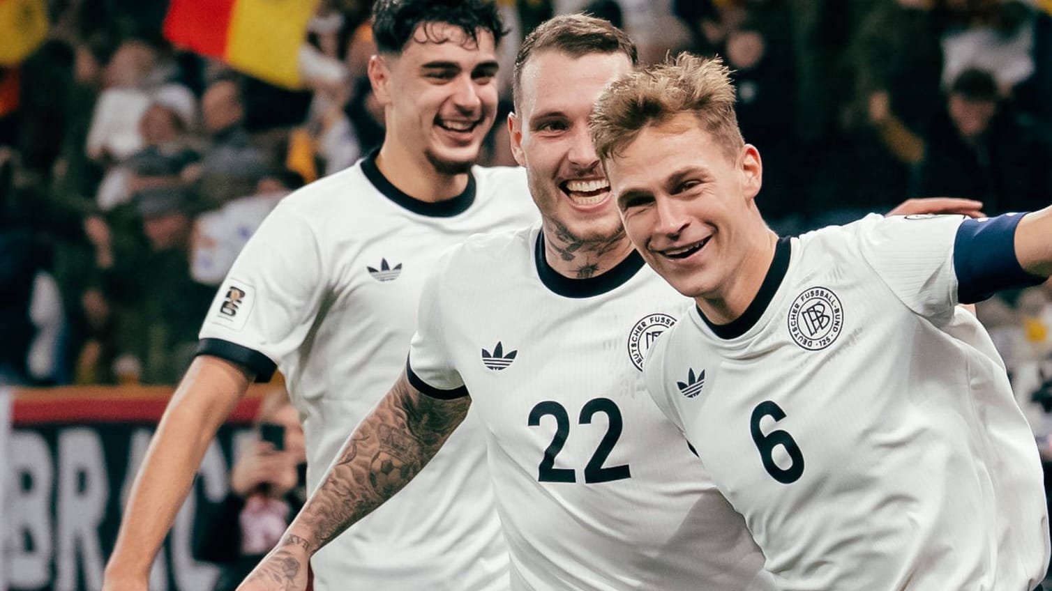 Joshua Kimmich: He played as a right-back again against Luxembourg.