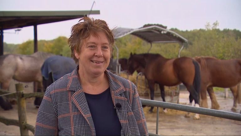 Brenda is a horse coach and stop-smoking coach (photo: Omroep Brabant).