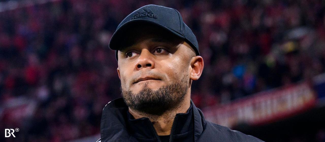 April 8, 2025, Bavaria, Munich: Football: Champions League, Bayern Munich - Inter Milan, knockout round, quarter-finals, first legs, Allianz Arena. Munich's coach Vincent Kompany stands in the stadium before the game. (to dpa: “FC Bayern in the classic against Dortmund - Augsburg in Bochum”) Photo: Tom Weller/dpa +++ dpa-Bildfunk +++