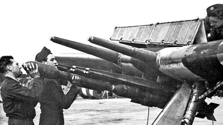 The rockets as they looked in World War II (photo: Wikimedia Commons)