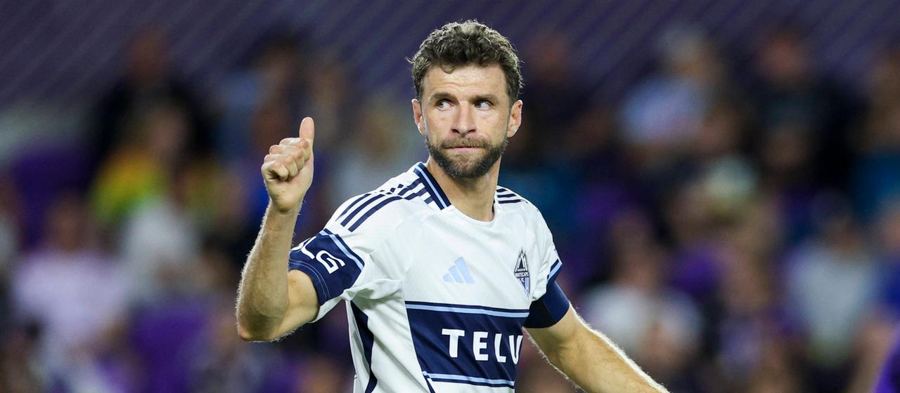 Thomas Müller in the Vancouver Whitecaps jersey