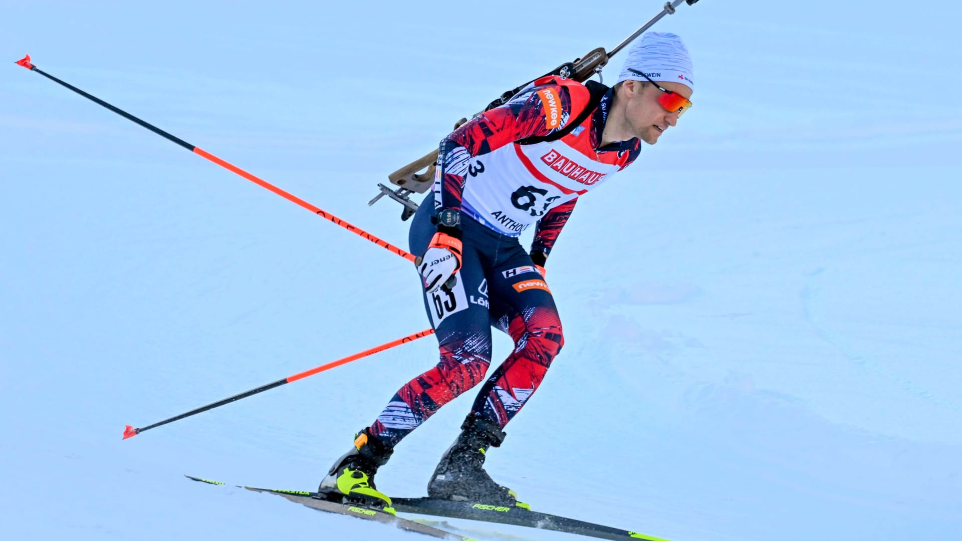 Felix Leitner at the World Cup in January 2025 in Antholz: In 2018, the Austrian won the European individual title.