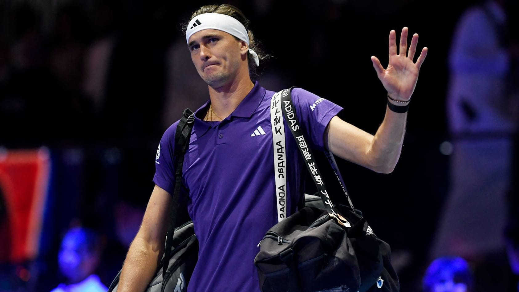 Had to say goodbye again: Alexander Zverev after his defeat against Taylor Fritz.