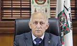 Mayor Yahya al-Sarraj in his office in Gaza City. He stayed after October 2023: “It was my duty to stay among the people.”