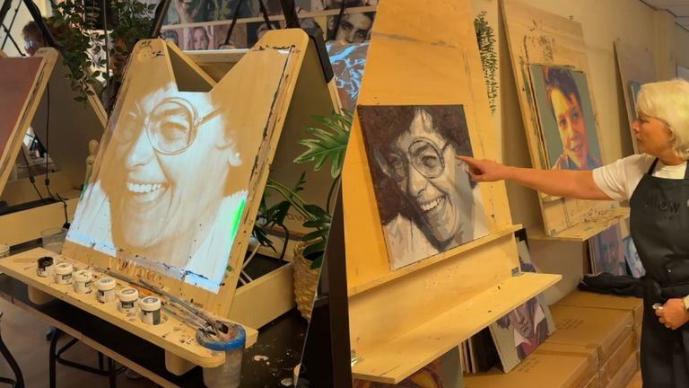 Portraits of loved ones are regularly taken (photo: Megan Hanegraaf).