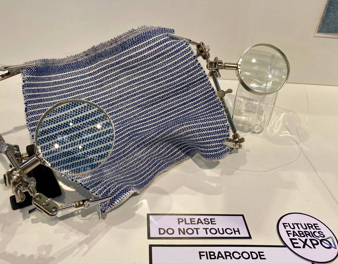 Fibarcode has developed a method for adding information to polymers that can be integrated into conventional materials.