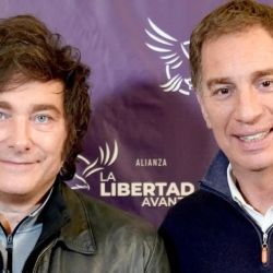 Javier Milei and Diego Santilli | Photo: CEDOC