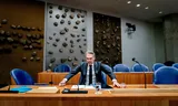 Prime Minister Dick Schoof last Wednesday in the House of Representatives during the debate on the riots in Amsterdam.