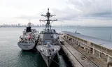 One of the warships that the US directed towards the Caribbean off the Venezuelan coast. Photo Martin BERNETTI / AFP  