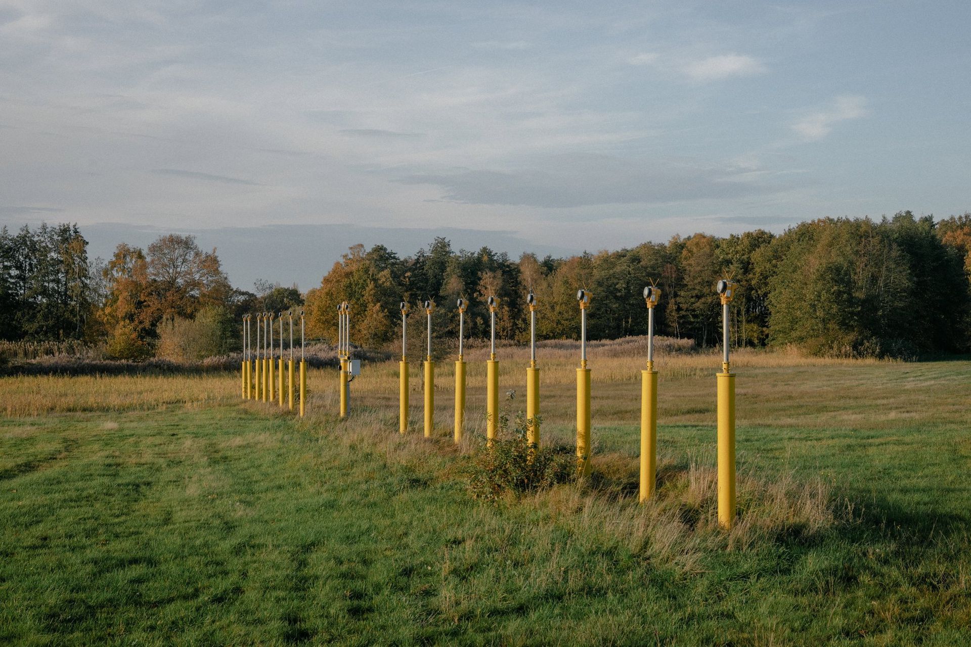 Military and aviation equipment at the Kleine-Brogel base in Belgium.
