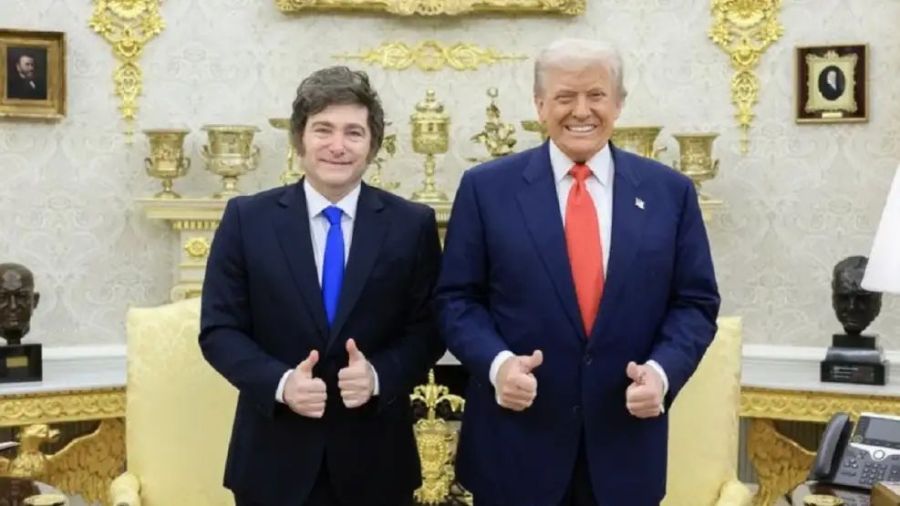 Javier Milei and Donald Trump