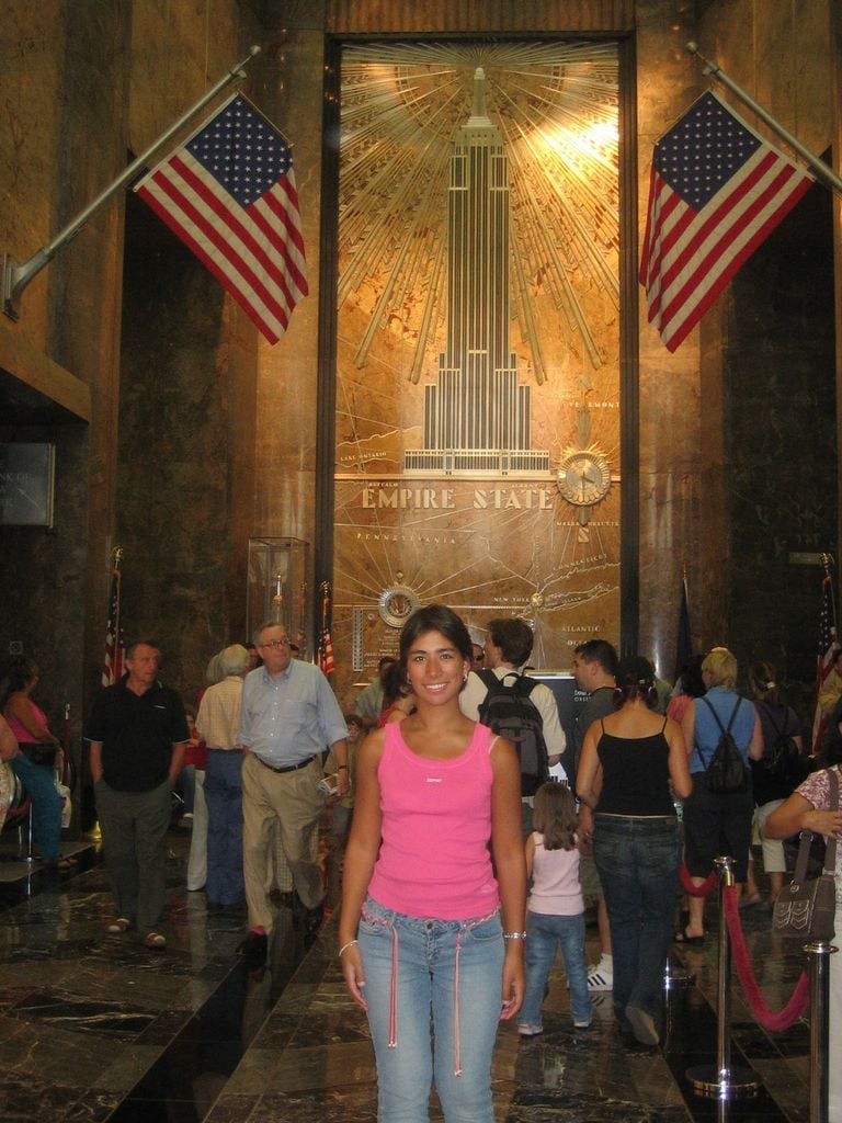At the Empire State Building (private photo).