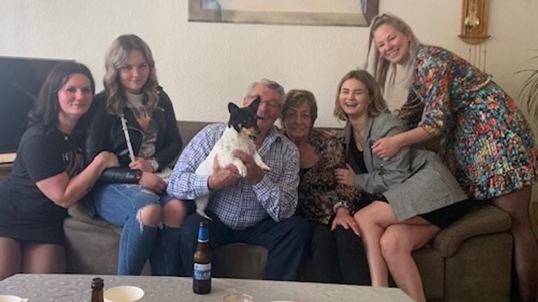 Walther and Ria with daughters and granddaughters (photo Private Archive)