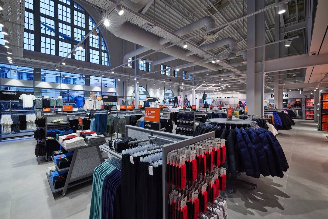 View of the Nike store in Ingolstadt Village