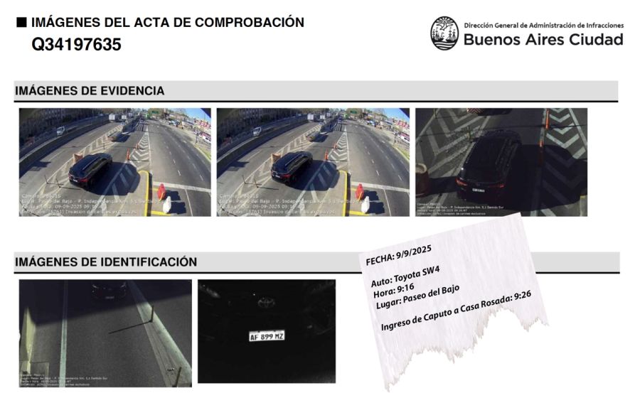 Santiago Caputo's fines