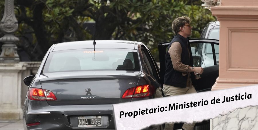 The cars (and the fines) of Santiago Caputo