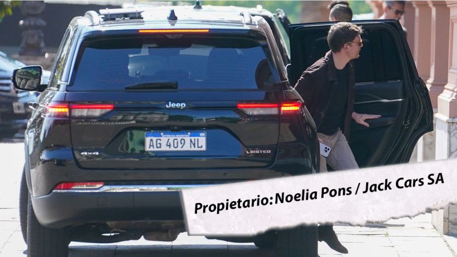 The cars (and the fines) of Santiago Caputo