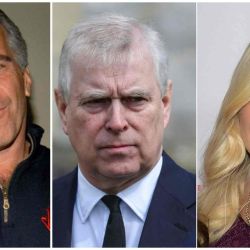 Jeffrey Epstein, Prince Andrew and Virginia Roberts Giuffre. | Photo:AFP