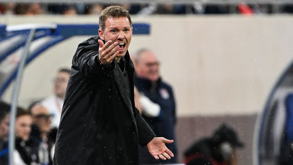 Julian Nagelsmann (38) hat an der Seitenlinie viel Arbeit