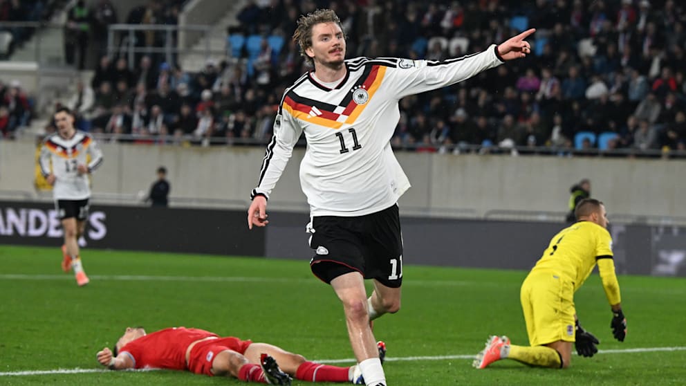 Nick Woltemade (23) hat jetzt die letzten drei DFB-Treffer erzielt (zwei gegen Luxemburg, eins gegen Nordirland)
