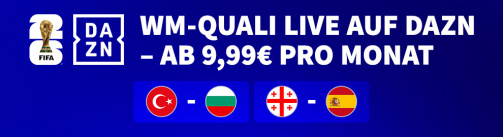 All World Cup qualifying games live on DAZN!