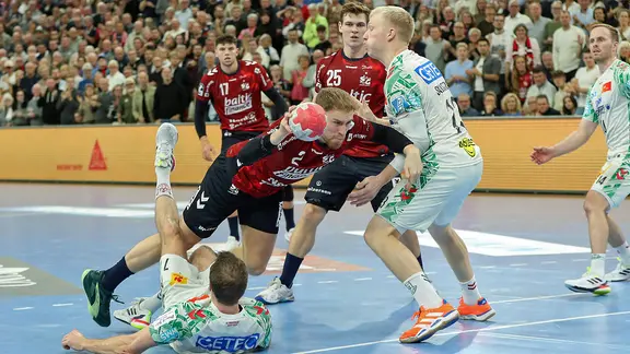 Game scene Flensburg against Magdeburg