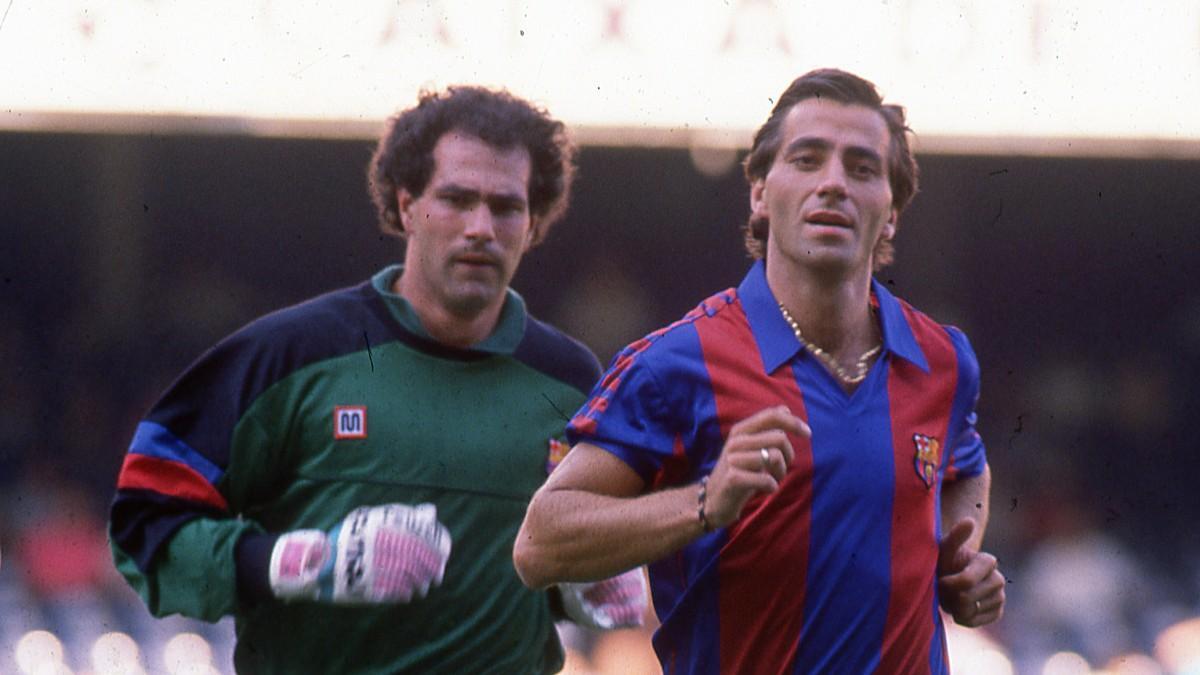 Salva García Puig and Zubi coincided at Barça