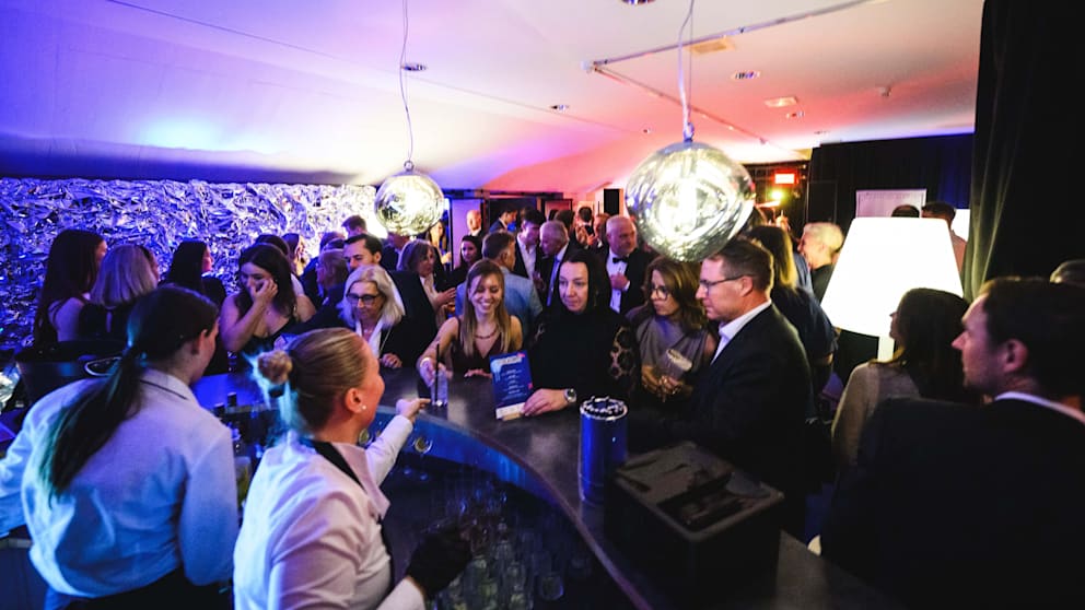 Bei der After-Show-Party gab's gute Getränke und Live-Musik