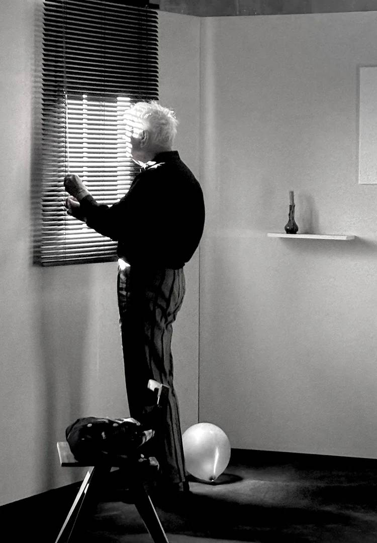 Still from the short fashion film Hangman & Co