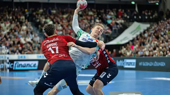 Game scene Flensburg against Magdeburg