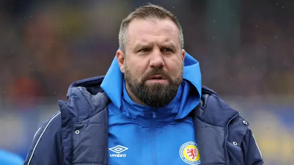 Braunschweig's coach Heiner Backhaus
