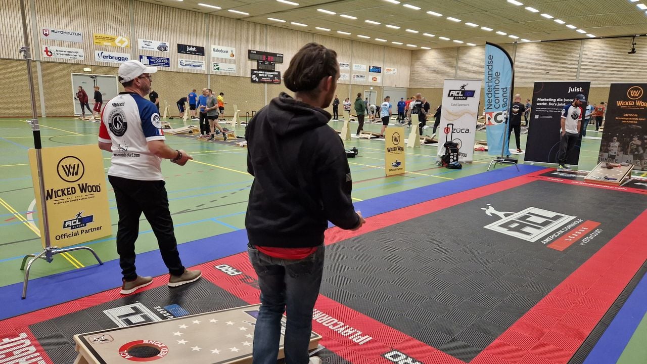 Various teams from all over Europe will gather this weekend at the European Cornhole Championships in Boekel (photo: Tom Berkers).