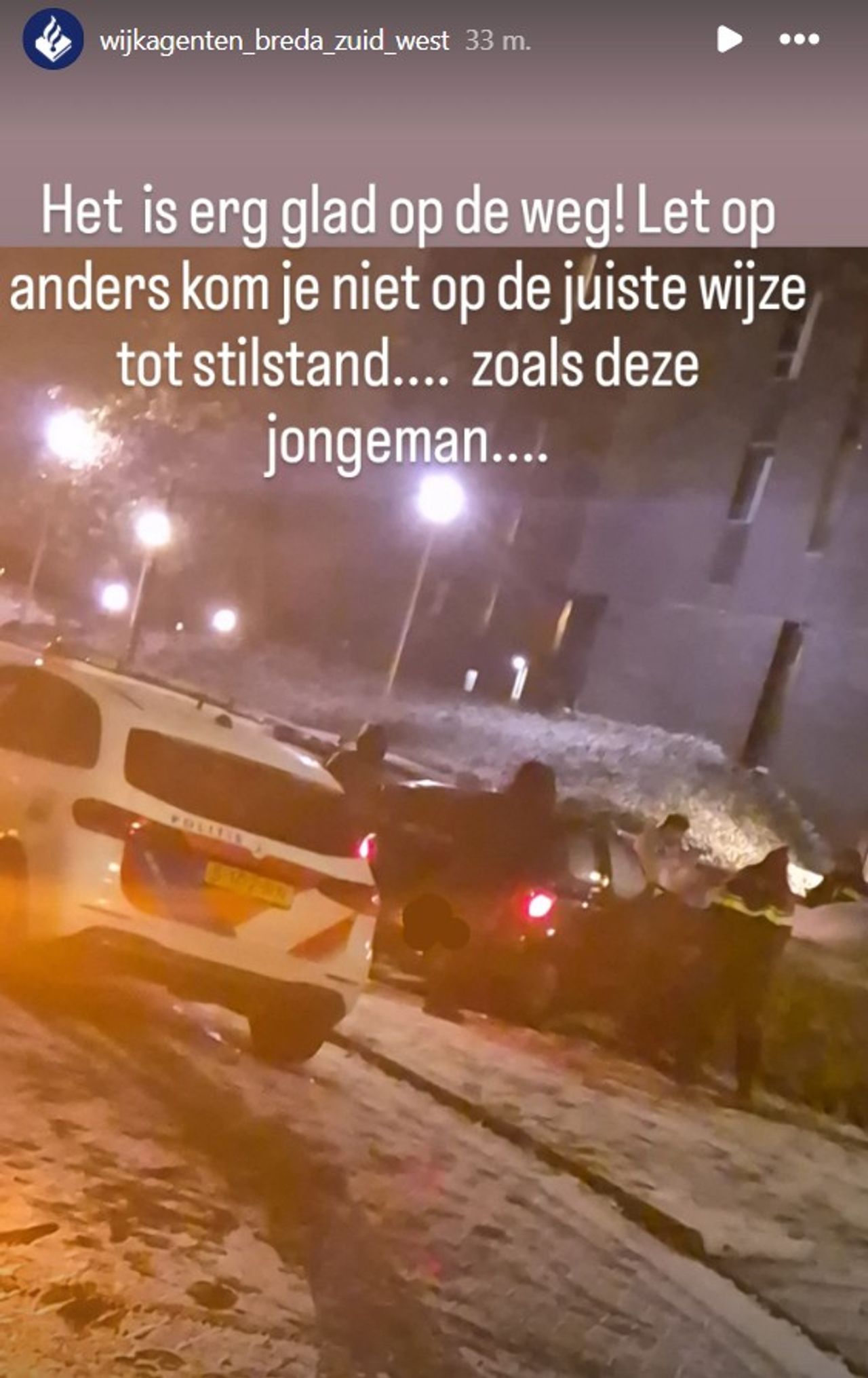 Photo: Instagram Breda Zuidwest police officers.