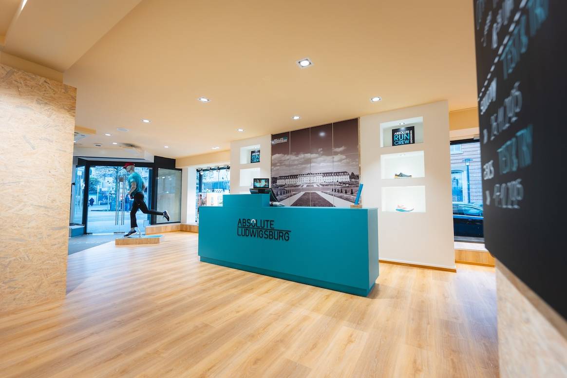 The new Absolute Run store in Ludwigsburg