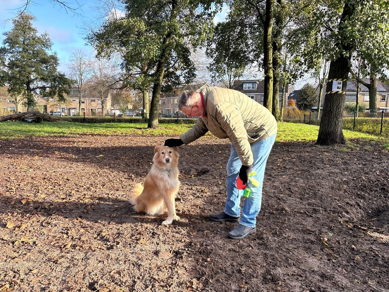 Wim van Vliet and his faithful four-legged friend (photo: Raymond Merkx).