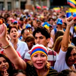 Demonstration of Venezuelan immigrants in Buenos Aires. | Photo:AFP
