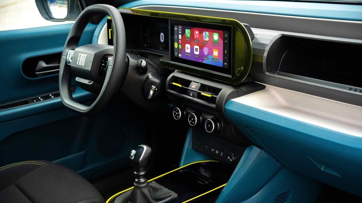 Interior of the Fiat Grande Panda