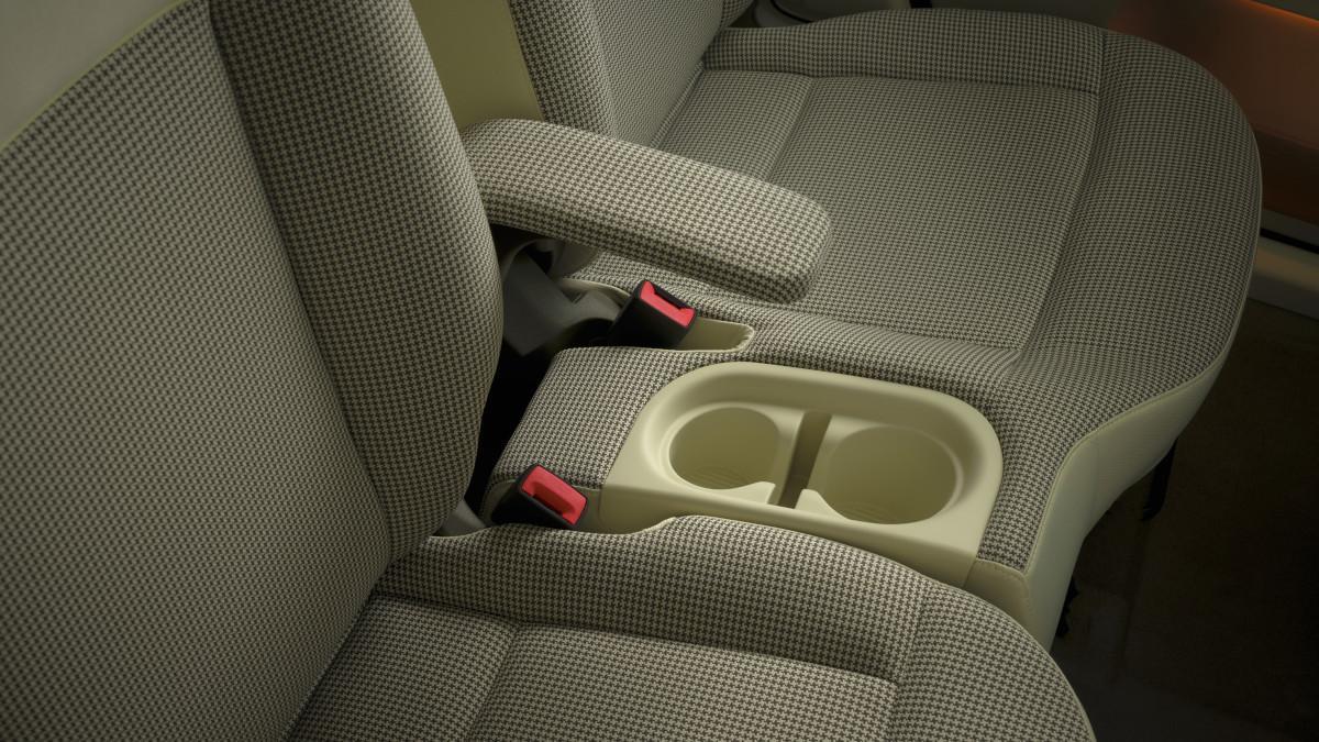 Front bench seat on the Hyundai Inster