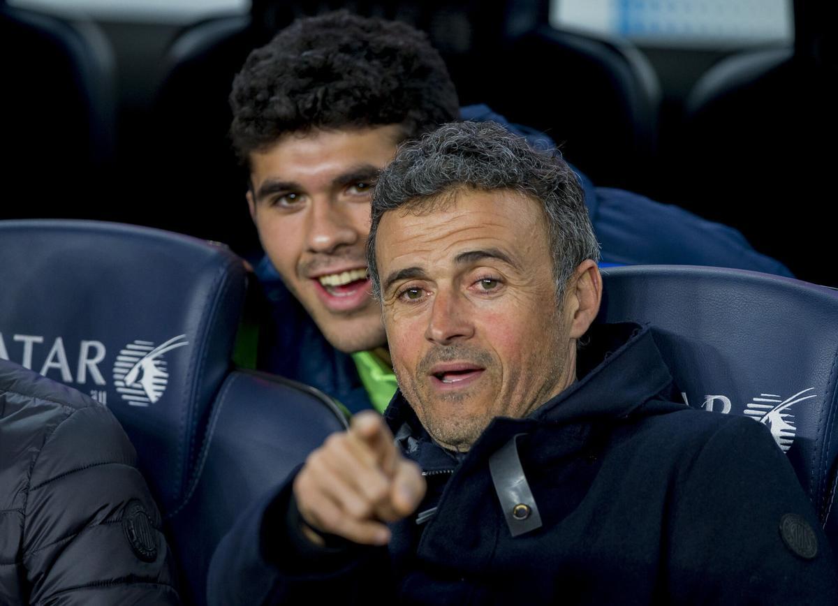 Carles Aleñá learned a lot from Luis Enrique