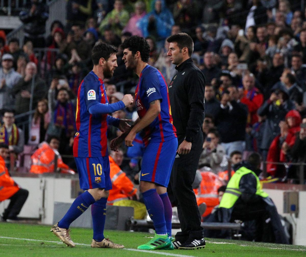 Carles Aleñá feels privileged to have played with Messi